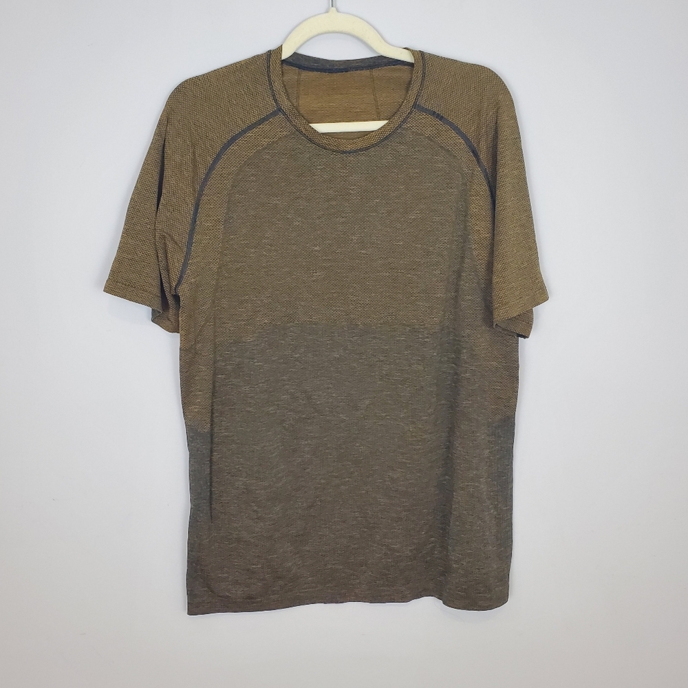 Lululemon Metal Vent Tech Short Sleeve Deep Meadow Black Size Large
